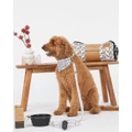 Mog & Bone - Multi Function Hemp Dog Lead Shadow Quartz - Home (White) Multi-Function Hemp Dog Lead - Shadow Quartz
