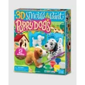 4M - 4M Mould & Paint 3D Puppy Dogs - Arts & Crafts (Multi) 4M - Mould & Paint 3D Puppy Dogs