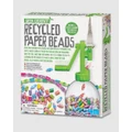 4M - 4M Green Science Recycled Paper Beads - Arts & Crafts (Multi Colour) 4M - Green Science - Recycled Paper Beads