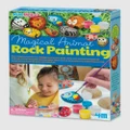 4M - 4M KidzMaker Paint Your Own Garden Rock - Arts & Crafts (Multi Colour) 4M - KidzMaker - Paint Your Own Garden Rock