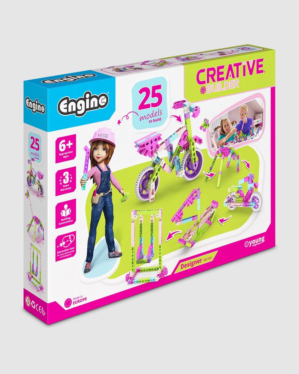 Engino - Engino Creative Builder Designer Set 25 Models - Educational & Science Toys (Multi) Engino - Creative Builder - Designer Set - 25 Models