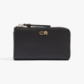 Country Road - Small Cr Zip Wallet - Accessories (Black) Small Cr Zip Wallet