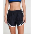 Nike - Dri FIT Tempo Running Shorts - Shorts (Black, White & Wolf Grey) Dri-FIT Tempo Running Shorts
