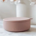 Bare The Label - Silicone Bowl and Lid - Nursing & Feeding (Pink) Silicone Bowl and Lid