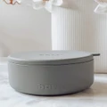 Bare The Label - Silicone Bowl and Lid - Nursing & Feeding (Slate) Silicone Bowl and Lid