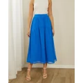 Atmos&Here - Carter Midi Skirt - Skirts (Cobalt) Carter Midi Skirt