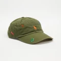 Polo Ralph Lauren - Classic Baseball Cap - Headwear (Dark Sage & Climbing) Classic Baseball Cap