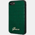 Guess - iPhone 7 8 SE Gen 2 3 Pattern Phone Case - Tech Accessories (Green) iPhone 7-8-SE Gen 2-3 Pattern Phone Case