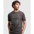 Superdry - Reworked Classic T Shirt - T-Shirts & Singlets (Vintage Black) Reworked Classic T-Shirt