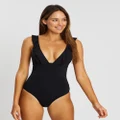 Sea Level Australia - Frill Multifit One Piece - One-Piece / Swimsuit (Black) Frill Multifit One-Piece