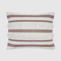 Bambury - Tully Square Cushion - Home (Red) Tully Square Cushion