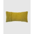 Bambury - Rhodes Rectangle Cushion - Home (Yellow-Green) Rhodes Rectangle Cushion
