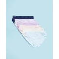 Calvin Klein - 6 Pack Recycled Bikini Collection Kids Teens - Underwear (Lilac Scatter) 6-Pack Recycled Bikini Collection - Kids-Teens