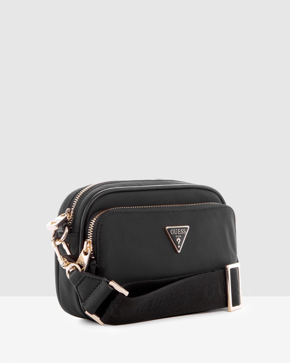 GUESS - ECO GEMMA CROSSBODY CAMERA - Accessories (Black) ECO GEMMA CROSSBODY CAMERA