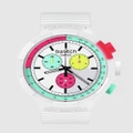 Swatch - Swatch the Purity of Neon - Watches (White) Swatch the Purity of Neon
