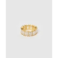 Izoa - Aaliyah Ring Gold Clear - Jewellery (Gold Clear) Aaliyah Ring Gold Clear