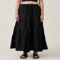 Cotton On - Tululah Tiered Maxi Skirt - Skirts (Black) Tululah Tiered Maxi Skirt