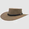 Jacaru - Jacaru 1001 Kangaroo Leather Hat - Hats (Mushroom) Jacaru 1001 Kangaroo Leather Hat