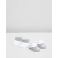 Nike - Futura Booties 2 Pack Babies - Ankle Socks (Dark Grey Heather) Futura Booties 2-Pack - Babies