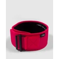 The WOD Life - Everyday 4" Velcro Lifting Belt 4.0 - Gym & Yoga (Pink) Everyday 4" Velcro Lifting Belt 4.0