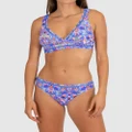 Baku Swimwear - Boho Regular Bikini Pant - Bikini Set (Blue) Boho Regular Bikini Pant
