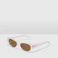 Hawkers Co - HAWKERS Transparent MIRANDA Sunglasses for Men and Women UV400 - Sunglasses (Brown) HAWKERS - Transparent MIRANDA Sunglasses for Men and Women UV400