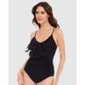 Magicsuit - Blaire Fringed Tummy Control Shaping Swimsuit - One-Piece / Swimsuit (Black) Blaire Fringed Tummy Control Shaping Swimsuit