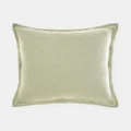 Linen House - Nimes Pure Linen Cushion - Home (Wasabi) Nimes Pure Linen Cushion