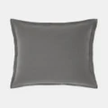 Linen House - Nimes Pure Linen Cushion - Home (Ash) Nimes Pure Linen Cushion