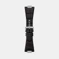 Tissot - Official Black PRX Leather Strap - Watches (Black) Official Black PRX Leather Strap