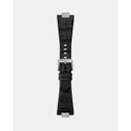 Tissot - Official Black PRX Leather Strap - Watches (Black) Official Black PRX Leather Strap