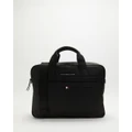 Tommy Hilfiger - Essential PU Computer Bag - Bags (Black) Essential PU Computer Bag