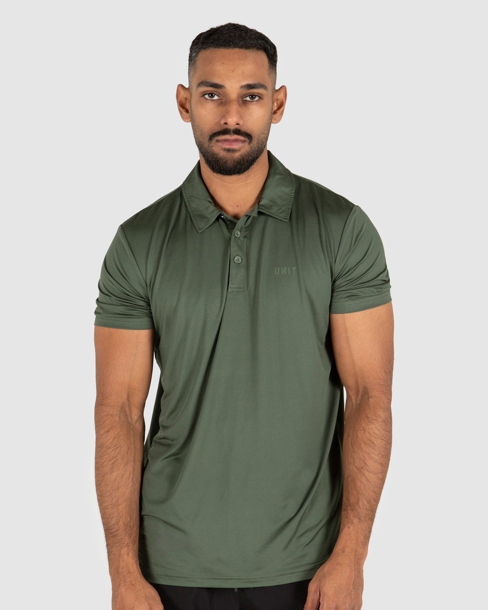 UNIT - UNIT Mens Pro Flex Polo - Shirts & Polos (MILITARY) UNIT Mens Pro Flex Polo
