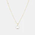 Michael Hill - Pendant with Cultured Freshwater Pearl in 10kt Yellow Gold - Jewellery (Yellow) Pendant with Cultured Freshwater Pearl in 10kt Yellow Gold