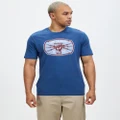Ben Sherman - Broadcasting Power Tee - T-Shirts & Singlets (Blue Denim) Broadcasting Power Tee