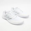 adidas Performance - Gamecourt 2.0 Tennis Shoes Womens - Casual Shoes (Cloud White / Silver Metallic / Cloud White) Gamecourt 2.0 Tennis Shoes Womens