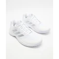 adidas Performance - Gamecourt 2.0 Tennis Shoes Womens - Casual Shoes (Cloud White / Silver Metallic / Cloud White) Gamecourt 2.0 Tennis Shoes Womens