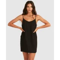 Billabong - Summer Love Mini Dress For Women - Dresses (BLACK) Summer Love Mini Dress For Women