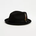 Brixton - Gain Fedora - Hats (Black) Gain Fedora