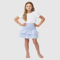 Chasing Sunshine Sydney - Positano Skirt - Skirts (Blue and White) Positano Skirt