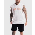 Counter Culture - New York Tank - Muscle Tops (White) New York Tank