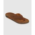 Kustom - Cruiser Leather - Sandals (LEATHER BROWN) Cruiser Leather