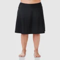 Modest Mermaid - Swimming skirt - Briefs (Black) Swimming skirt