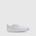 Nike - Force 1 Cribs - Sneakers (White/White) Force 1 Cribs