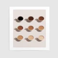 Olive et Oriel - Shades of Coffee Art Print - Home (Shades of Coffee Art Print) Shades of Coffee Art Print