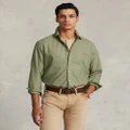 Polo Ralph Lauren - Slim Fit Garment Dyed Oxford Shirt - Shirts & Polos (Sage Green) Slim Fit Garment-Dyed Oxford Shirt