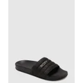 Roxy - Womens Slippy Water Friendly Sandals - Flats (BLACK/M GOLD) Womens Slippy Water Friendly Sandals