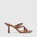 Siren - Spence Heeled Sandals - Heels (Cinnamon Leather) Spence Heeled Sandals