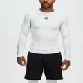 SKINS - Series 1 Long Sleeve Top - Compression Tops (White) Series-1 Long Sleeve Top