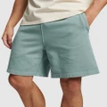 Superdry - Code Essential Overdyed Shorts - Shorts (Tourmaline Blue) Code Essential Overdyed Shorts